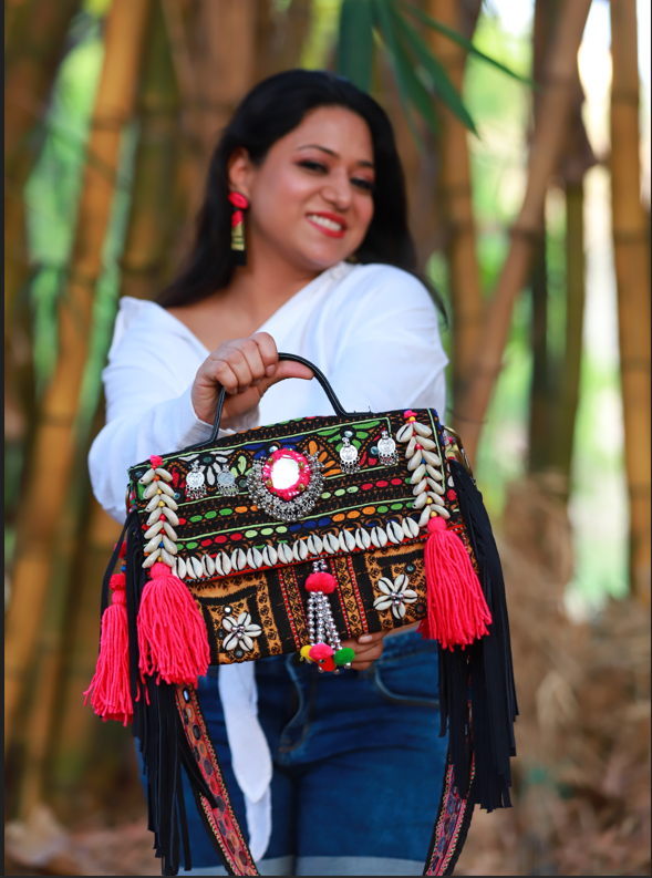 Banjara Boho Bags - Pink Glory