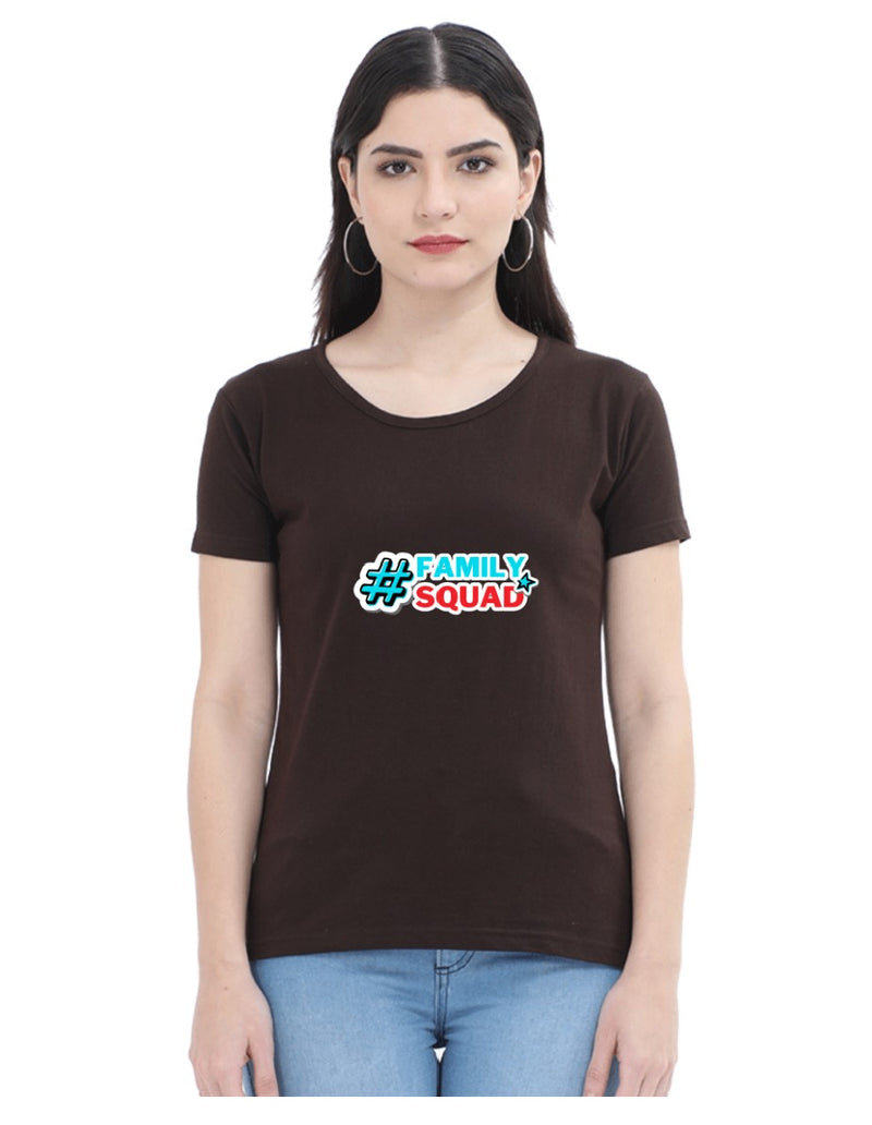 Family Squad T Shirt Women