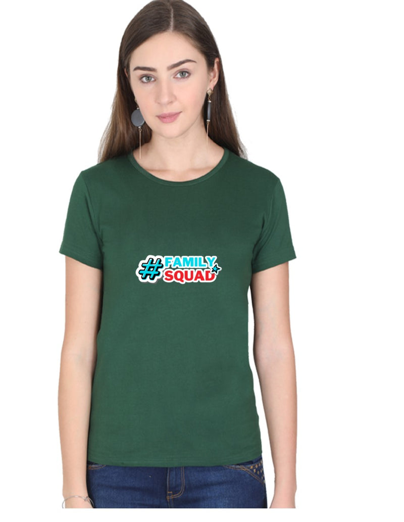 Family Squad T Shirt Women