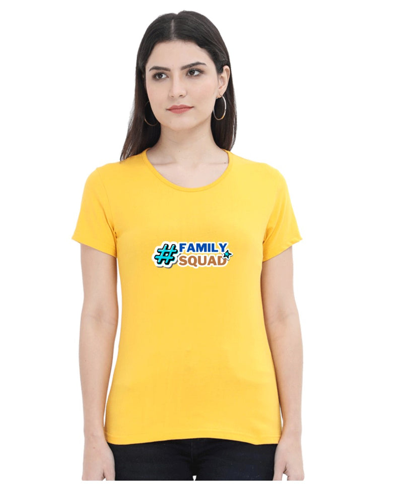 Family Squad T Shirt Women