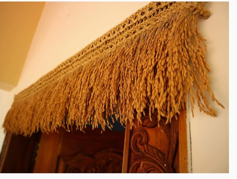 Natural Paddy Door Toran - Brings Positivity