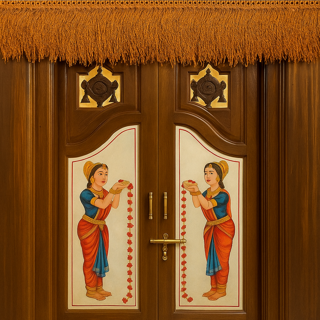 Natural Paddy Door Toran - Brings Positivity