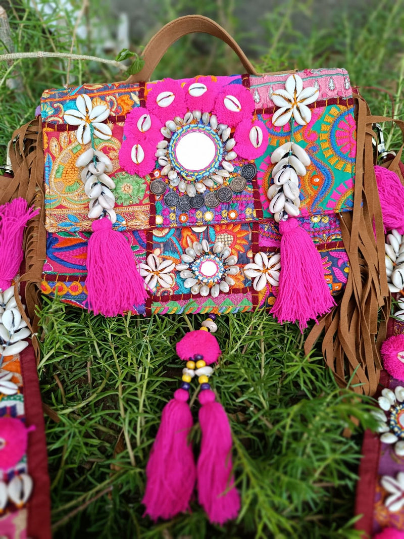 Banjara Boho Bags - Pink Beauty