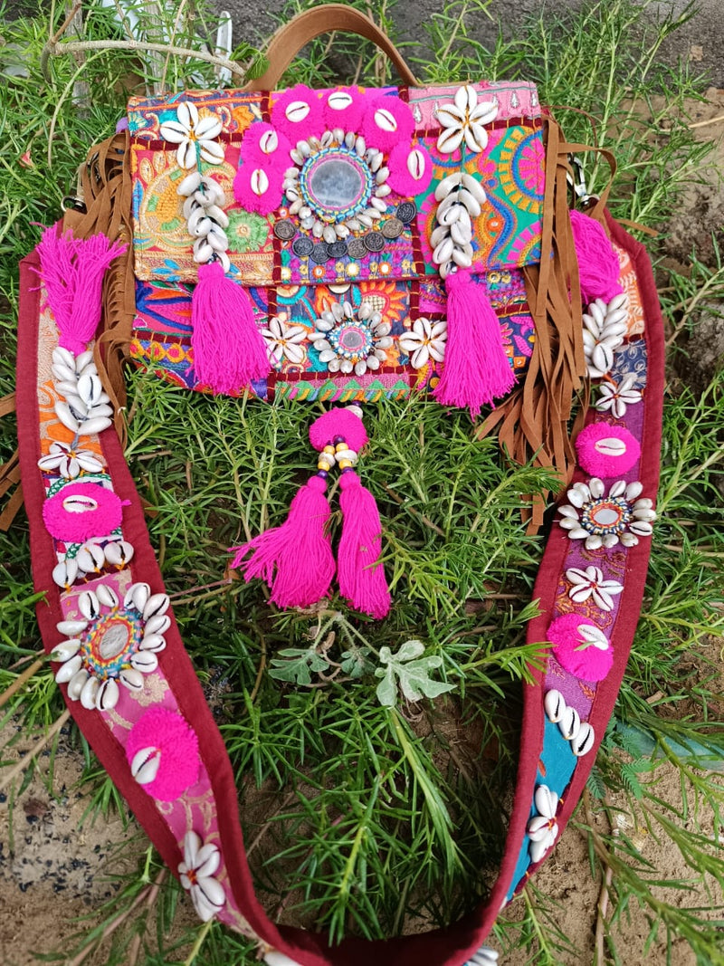 Banjara Boho Bags - Pink Beauty