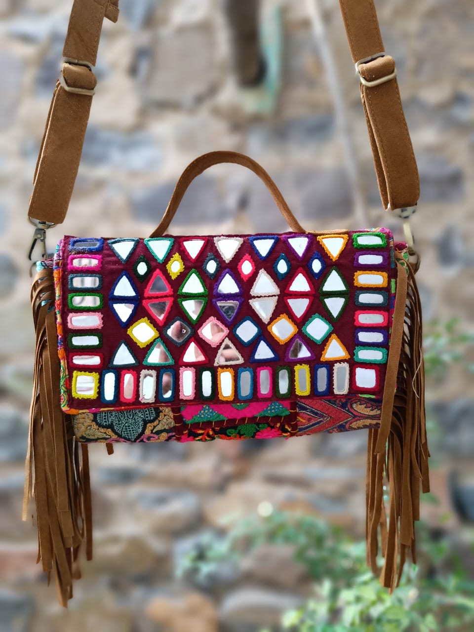 Banjara Boho Bags - Colorful Mirror