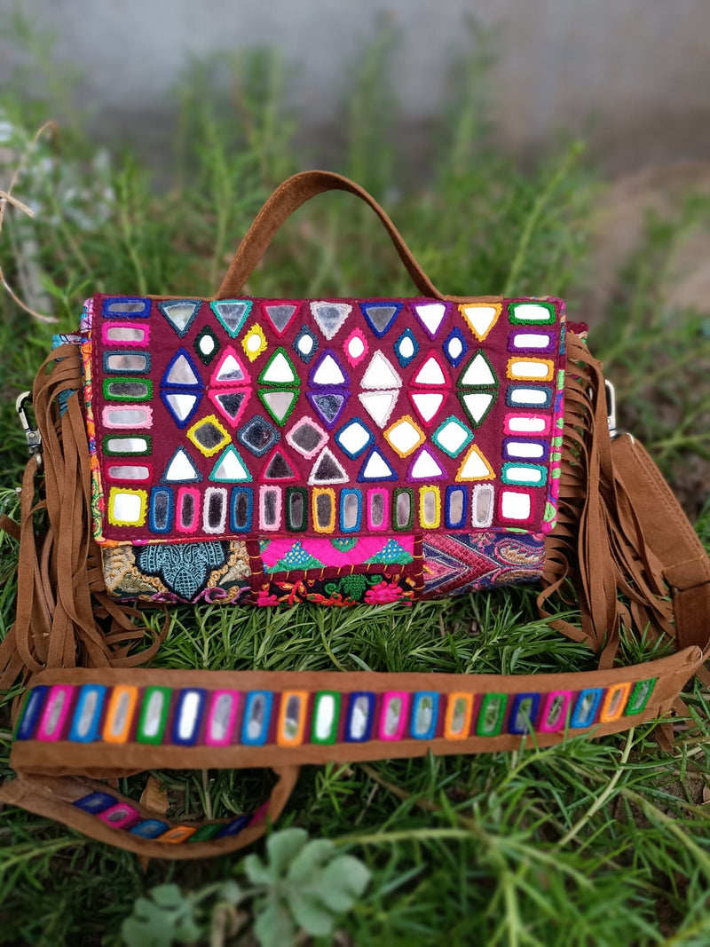 Banjara Boho Bags - Colorful Mirror