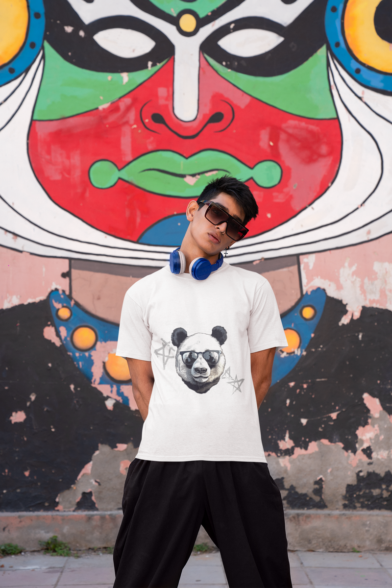 Panda Print T-Shirt