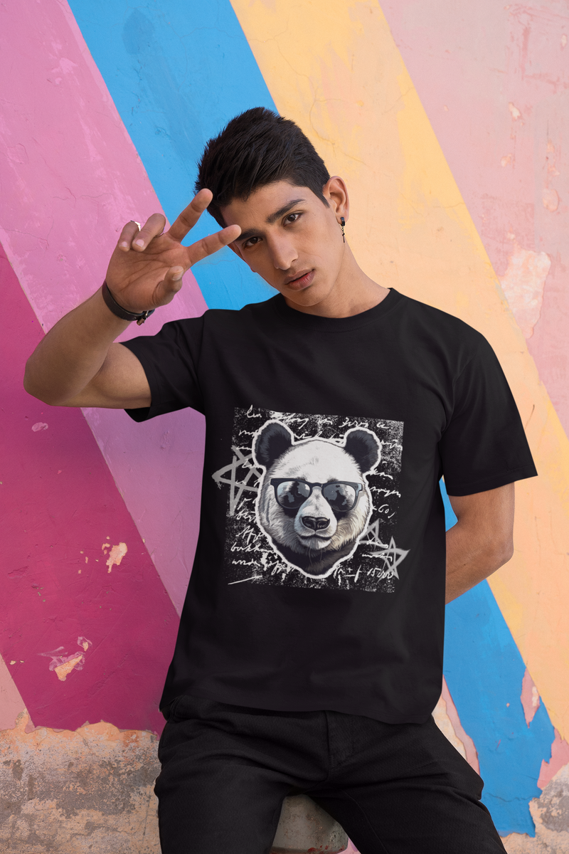 Panda Print T-Shirt