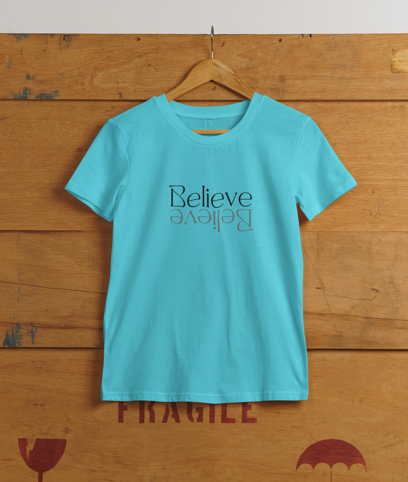 Believe Upside Down T-Shirt