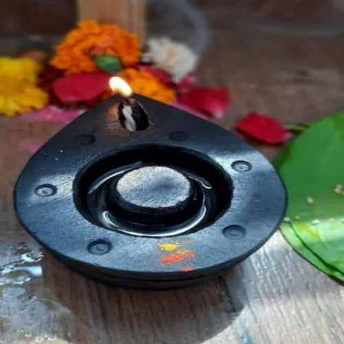 Traditional Akhand Stone Diya