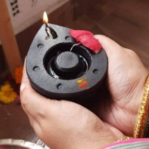 Traditional Akhand Stone Diya